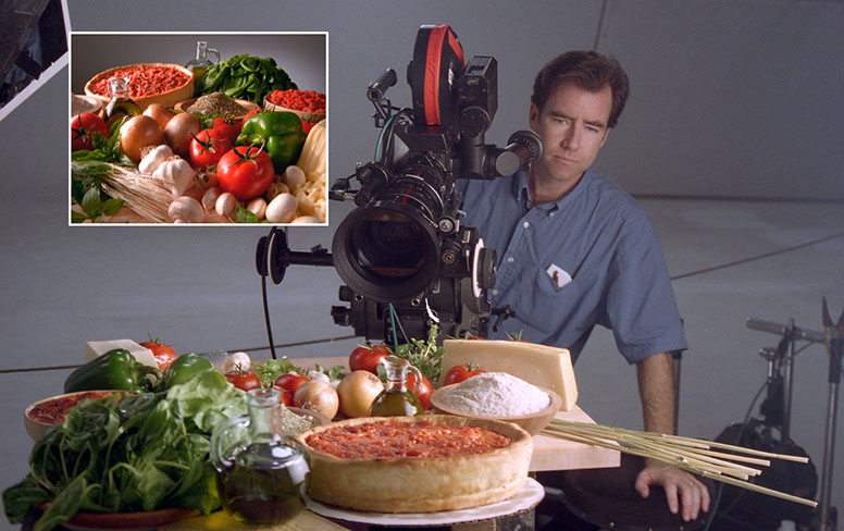 director Bill O'Neil behind camera
