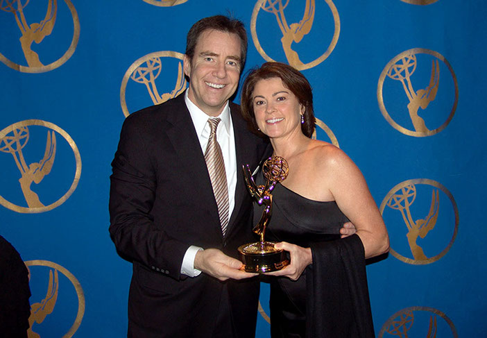 Bill O'Neil Cindy Erickson Emmy award