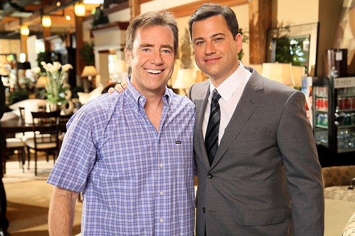 Bill O'Neil with Jimmy Kimmel